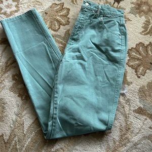Women's green authentic Rocky Mountain jeans